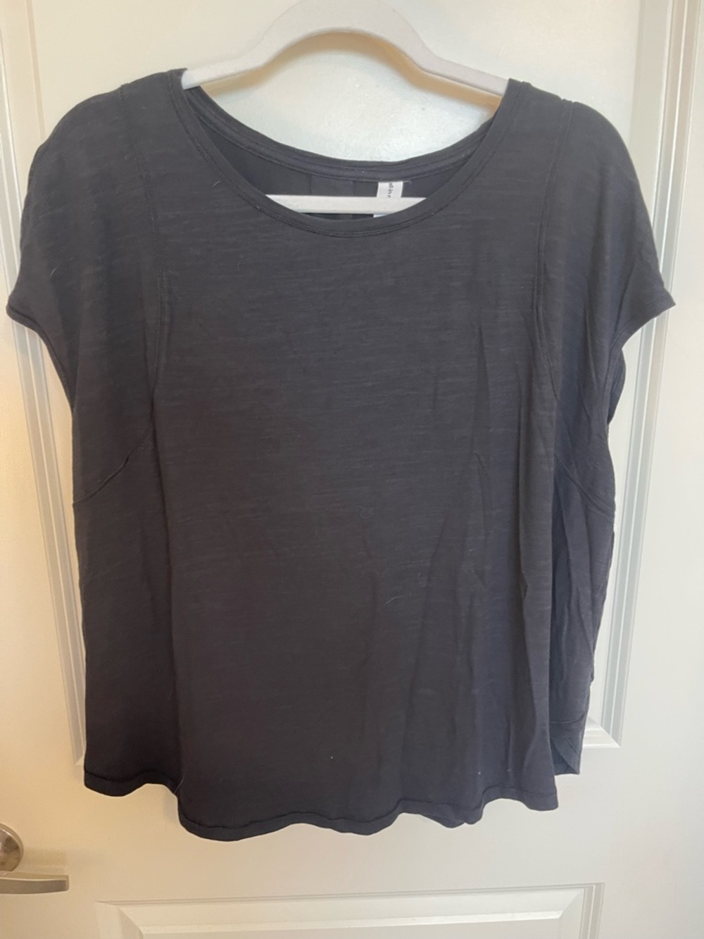 all in motion Women's Short Sleeve Crewneck Top - Charcoal. 2 for $10